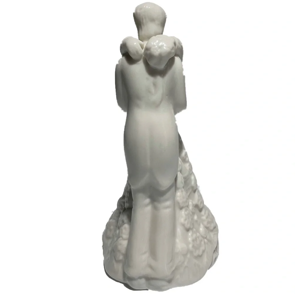 Bride & Groom Figurine or Cake Topper Collectible Wedding Bridal Keepsake